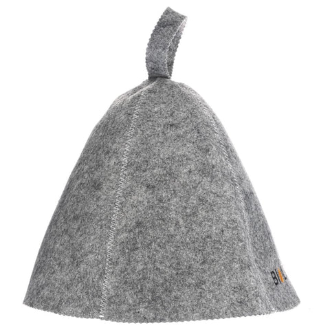 Czapka do sauny filcowa szara