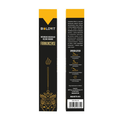 Naturalne kadzidełka zapachowe Frankincense - 40 g