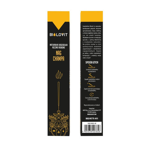 Naturalne kadzidełka zapachowe Nag Champa - 40 g