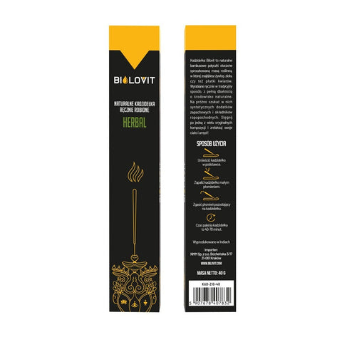 Naturalne kadzidełka zapachowe Herbal - 40 g