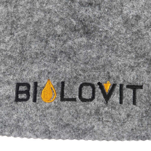 Bilovit Czapka do sauny filcowa szara