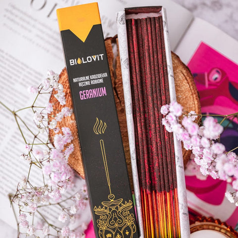 Bilovit Naturalne kadzidełka zapachowe Geranium - 40 g