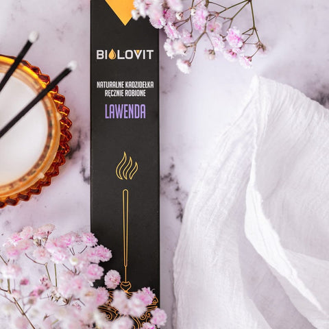Bilovit Naturalne kadzidełka zapachowe Lawenda - 40 g