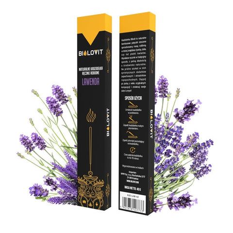 Bilovit Naturalne kadzidełka zapachowe Lawenda - 40 g