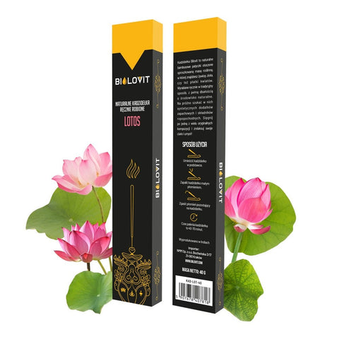 Bilovit Naturalne kadzidełka zapachowe Lotos - 40 g