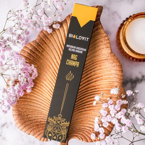 Bilovit Naturalne kadzidełka zapachowe Nag Champa - 40 g
