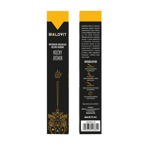 Bilovit Naturalne kadzidełka zapachowe Nocny Jaśmin - 40 g