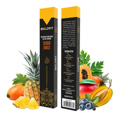 Naturalne kadzidełka zapachowe Słodkie Owoce - 40 g