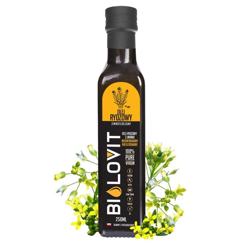 Bilovit Olej rydzowy z lnianki zimnotłoczony - 250 ml;Bilovit Olej rydzowy z lnianki zimnotłoczony - 250 ml