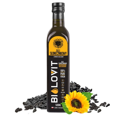 Bilovit Olej słonecznikowy zimnotłoczony 500 ml