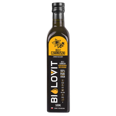 Bilovit Olej z czarnuszki zimnotłoczony 500 ml
