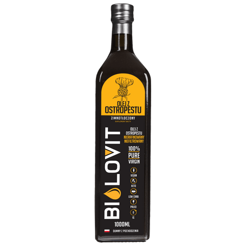 Bilovit Olej z ostropestu zimnotłoczony 1000 ml