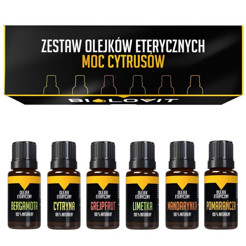 Bilovit Zestaw olejków eterycznych - Moc Cytrusów