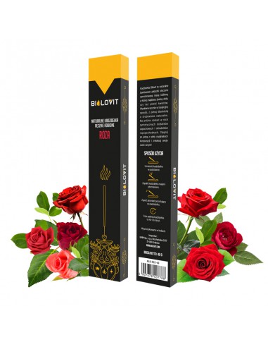 Bilovit Naturalne kadzidełka zapachowe Róża - 40 g