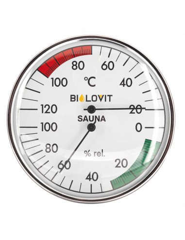 Bilovit Okrągły termometr z higrometrem do sauny