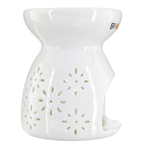 Ceramiczny kominek zapachowy do olejków eterycznych - biały