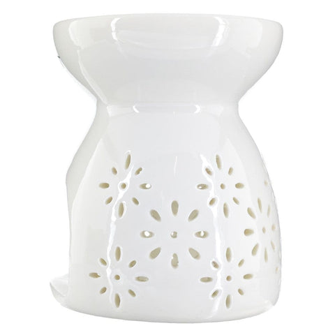 Ceramiczny kominek zapachowy do olejków eterycznych - biały