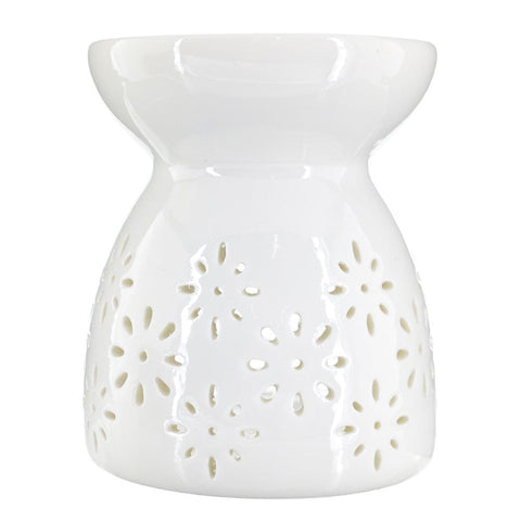 Ceramiczny kominek zapachowy do olejków eterycznych - biały