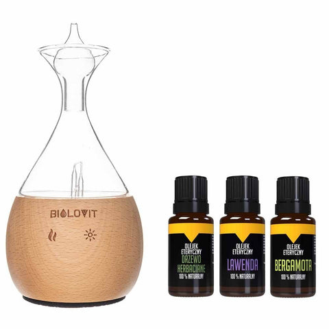 Bilovit Zestaw nebulizator olejków eterycznych + 3 olejki eteryczne