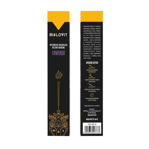 Naturalne kadzidełka zapachowe Lawenda - 40 g