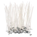 Bilovit Bilovit Knoty plecione do świec z podstawkami, 15 cm - 100 sztuk