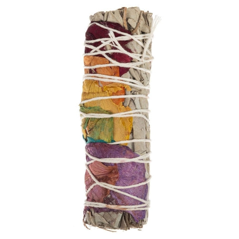 Bilovit Bilovit Naturalne kadzidło - Szałwia Biała z kwiatami "7 Czakr"