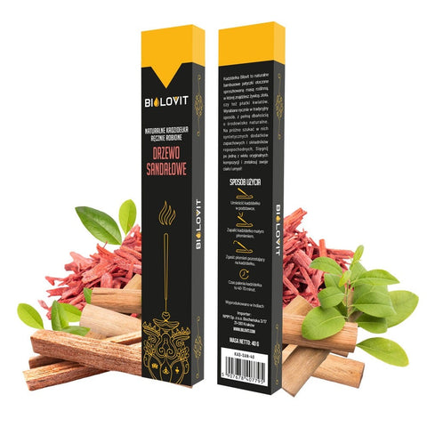 Bilovit Naturalne kadzidełka zapachowe Drzewo Sandałowe - 40 g