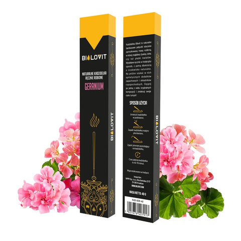 Bilovit Naturalne kadzidełka zapachowe Geranium - 40 g