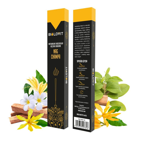 Bilovit Naturalne kadzidełka zapachowe Nag Champa - 40 g