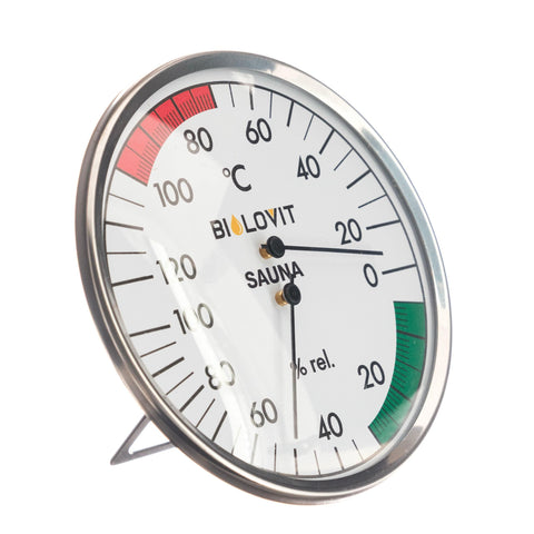 Bilovit Okrągły termometr z higrometrem do sauny