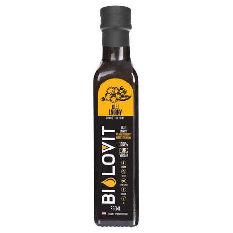 Bilovit Olej lniany zimnotłoczony - 250 ml
