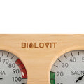 Bilovit Sosnowy termometr z higrometrem do sauny - do 120 stopni Celsjusza
