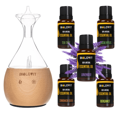 Bilovit Zestaw Nebulizator + 5 olejków eterycznych